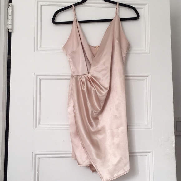 silky party dress